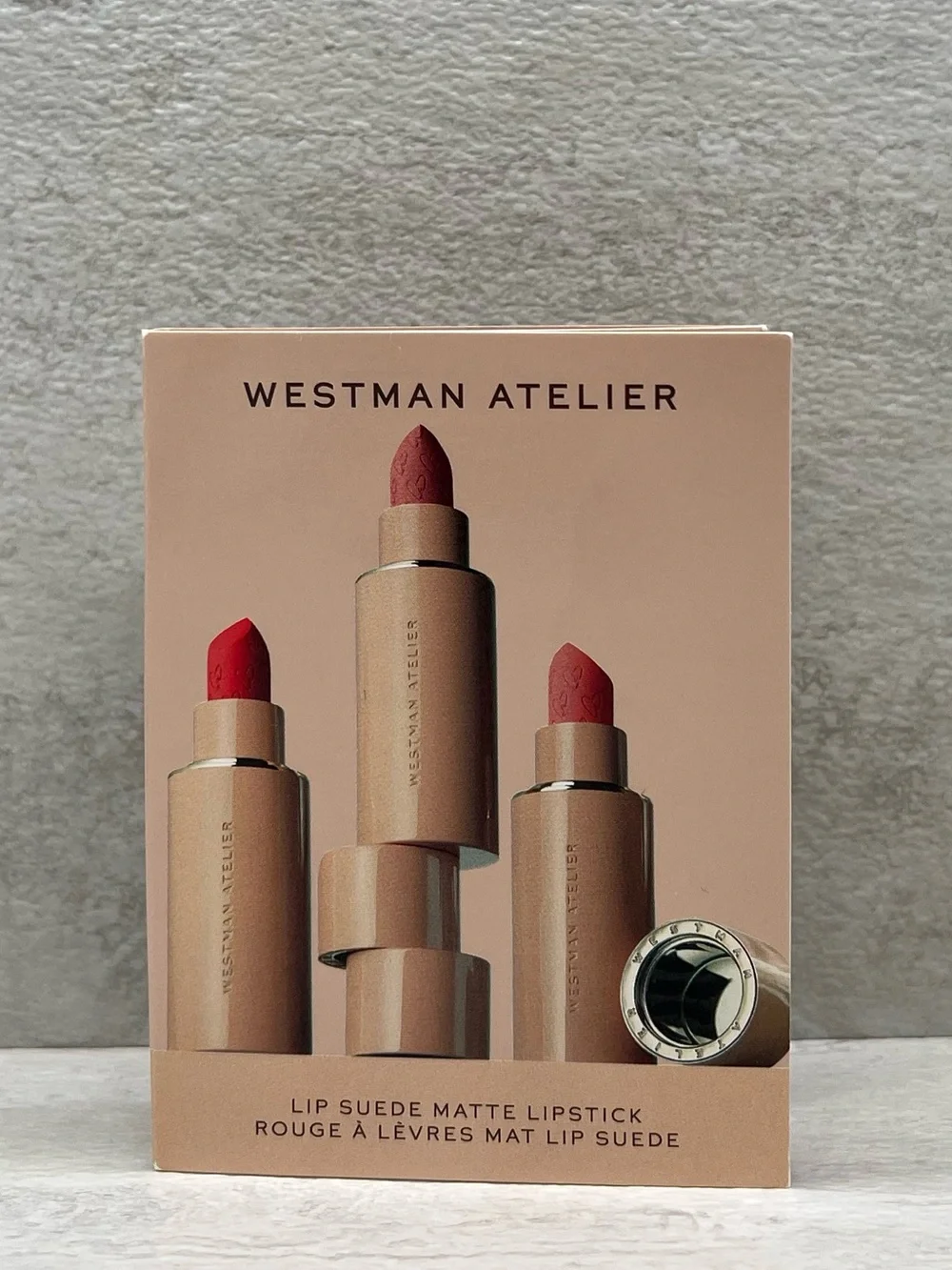 ⚡️ $1 Westman Atelier Lip Suede Matte Lipstick Sample Trio